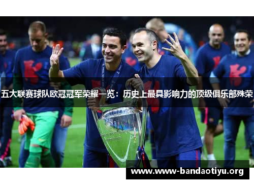 五大联赛球队欧冠冠军荣耀一览:历史上最具影响力的顶级俱乐部殊荣 五大联赛球队欧冠冠军荣耀一览:历史上最具影响力的顶级俱乐部殊荣