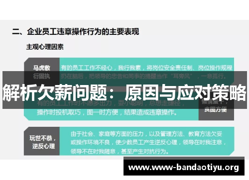 解析欠薪问题:原因与应对策略 解析欠薪问题:原因与应对策略